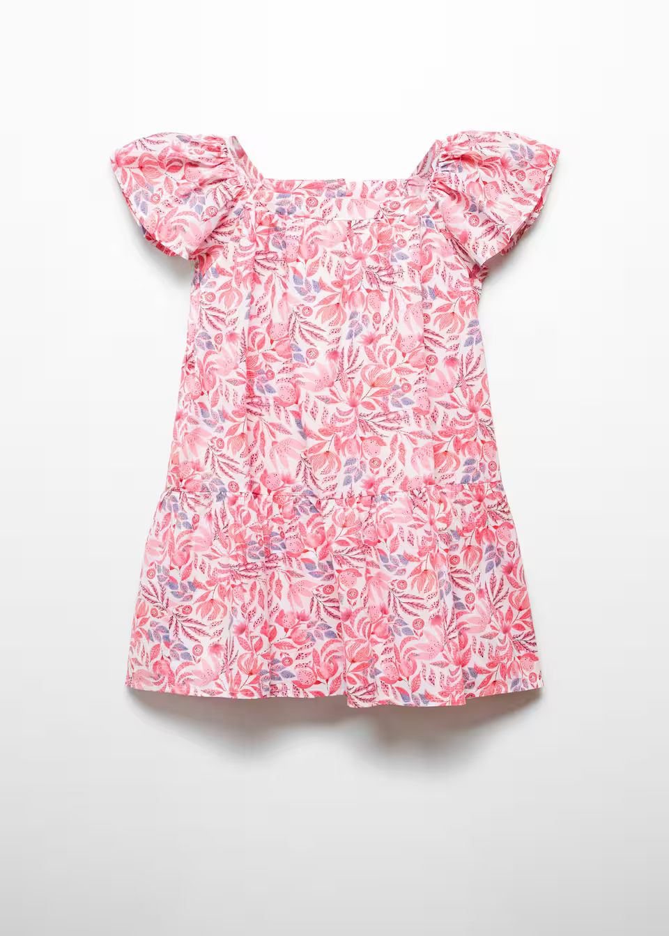 Printed cotton dress -  Girls | Mango Kids USA | MANGO (US)
