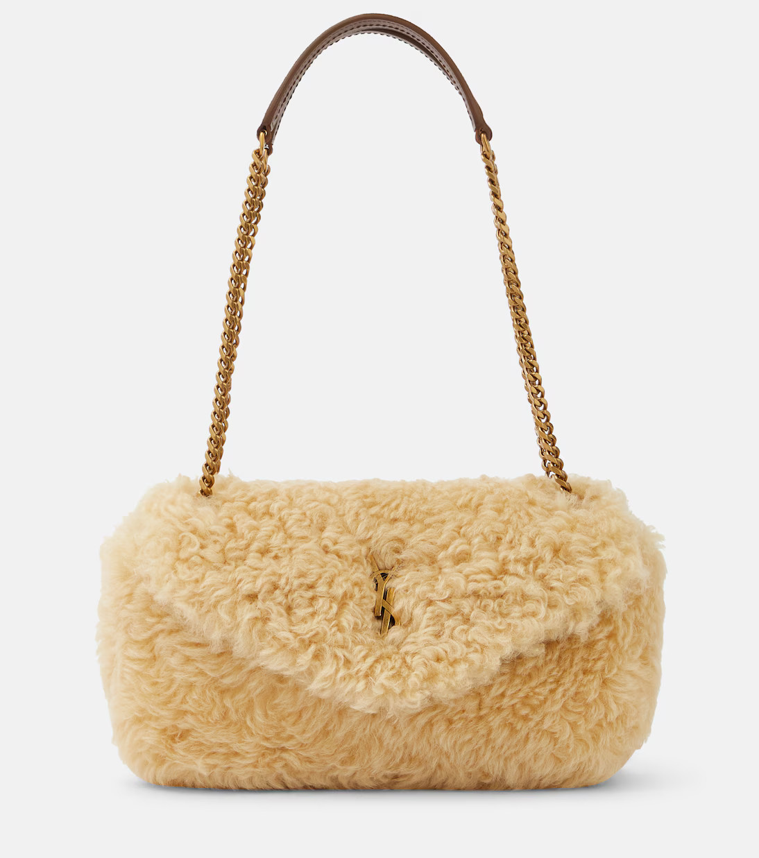 Calypso Small shearling shoulder bag | Mytheresa (UK)