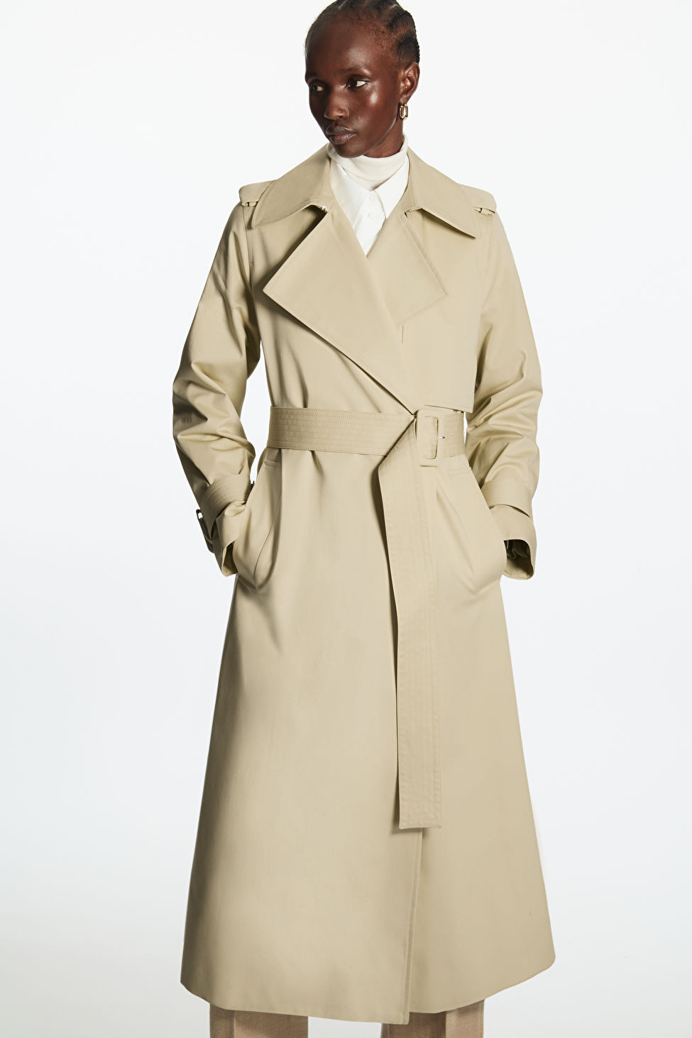 OVERSIZED BELTED TRENCH COAT | COS UK