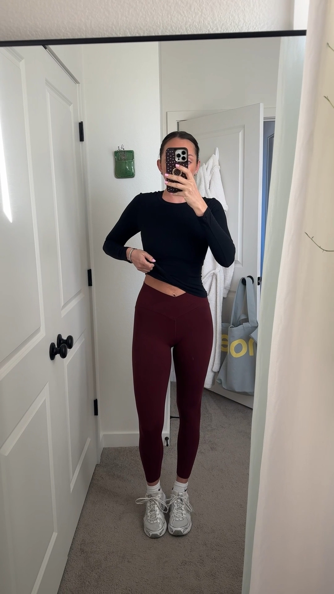 Activewear of the day 🖤✨ pickleball outfit hehe size small in top & leggings 

#LTKTall #LTKfitnessgoals