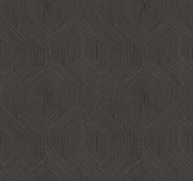 Candice Olson Fine Line Black Wallpaper | DecoratorsBest