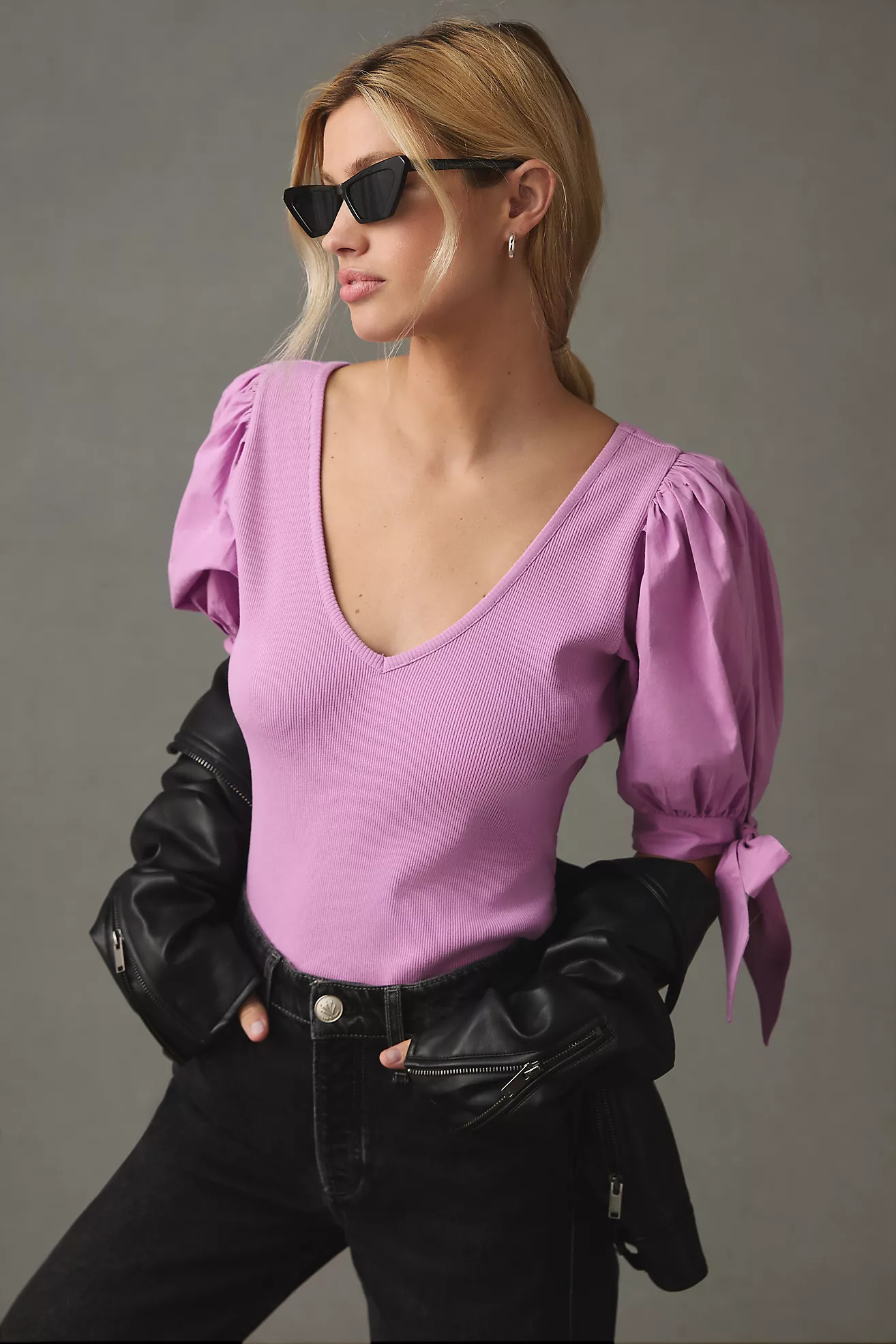 Maeve Puff-Sleeved Top | Anthropologie (US)