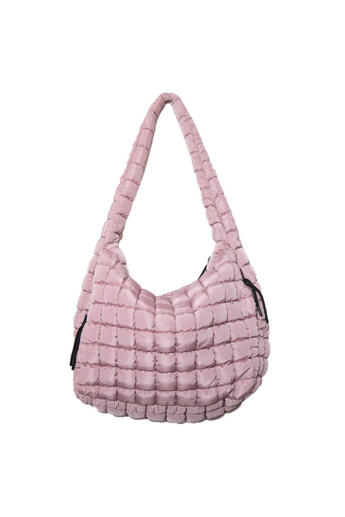 Mauve Hobo Tote Bag | Katydid.com