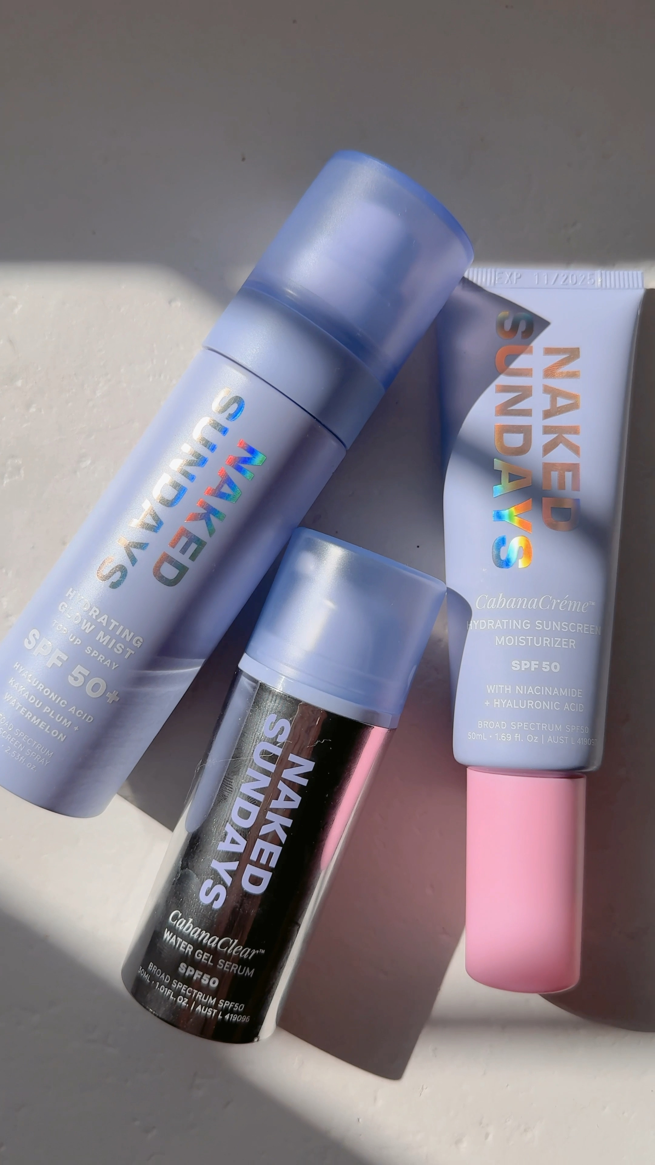 PSA: @naked_sundays is finally available stateside at your local @targetstyle 
Each of these SPF50+ products won’t leave an annoying whitecast on your skin, and they work beautifully under or over makeup. 

The Cabana Clear Water Gel Serum is my favorite - it acts as a makeup primer and goes on so smoothly!

I love using the Hydrating Glow Mist Top Up Spray on days that I forget to apply SPF, or as a bonus layer on top of my makeup. I’ll 100% be throwing this in my beach & pool bag this Summer!

shop everything on my @shop.ltk page (🔗 in bio)

#NakedSundaysPartner #NakedSundaysTarget #ad #liketkit 

#LTKbeauty #LTKSpringSale #LTKGala