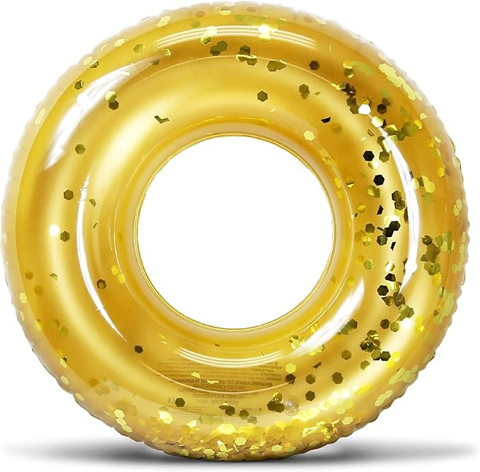 CoTa Global Inflatable Pool Float Tube Confetti 36 Inches Premium Swim Ring Heavy Duty Vinyl Flot... | Amazon (US)