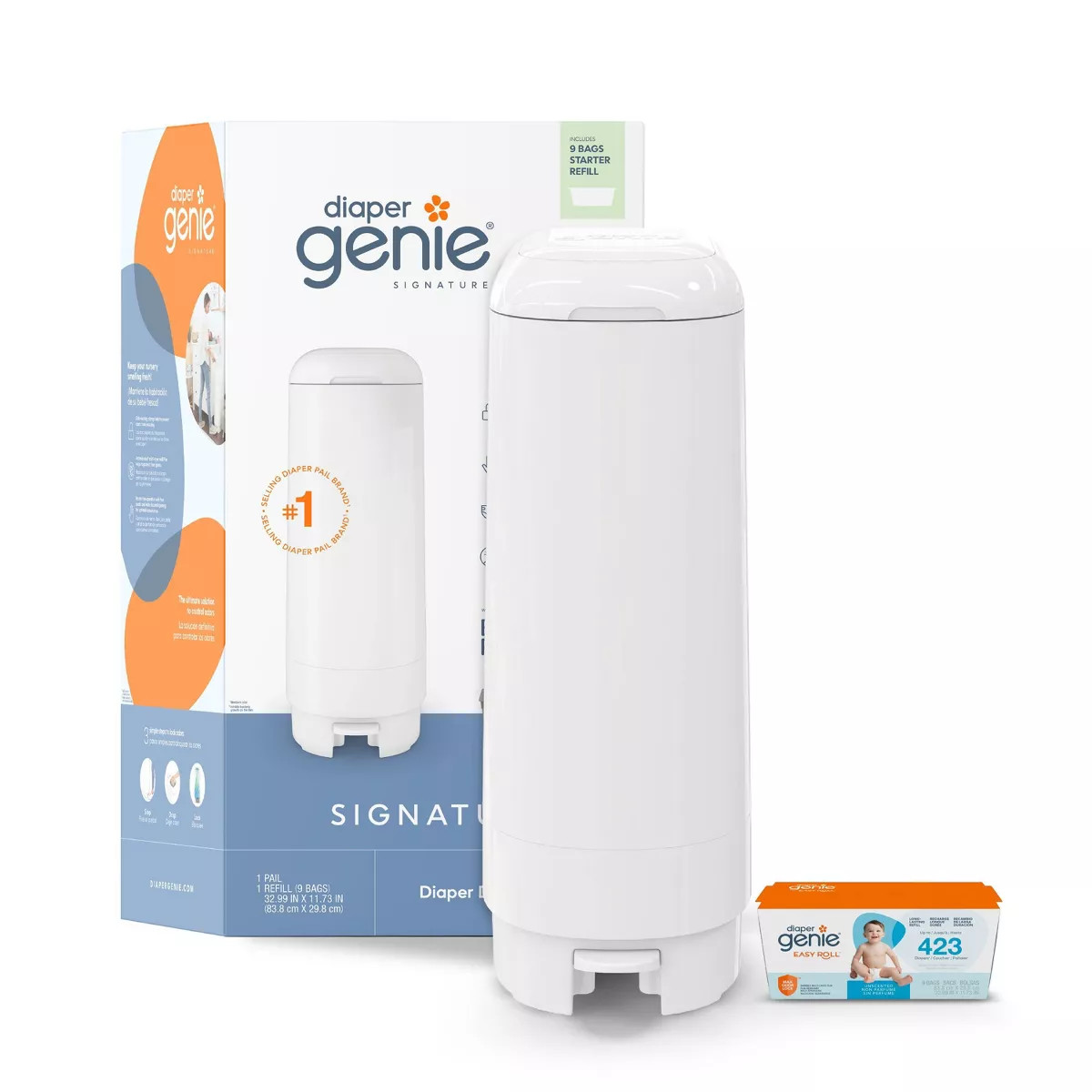 Diaper Genie Signature Diaper Pail | Target