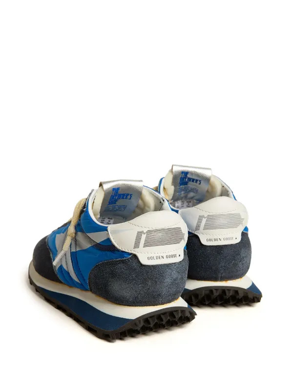 Golden Goose Marathon star-print Sneakers | Blue | FARFETCH | Farfetch Global