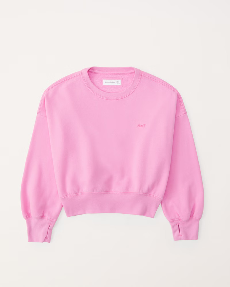 essential crew sweatshirt | Abercrombie & Fitch (US)