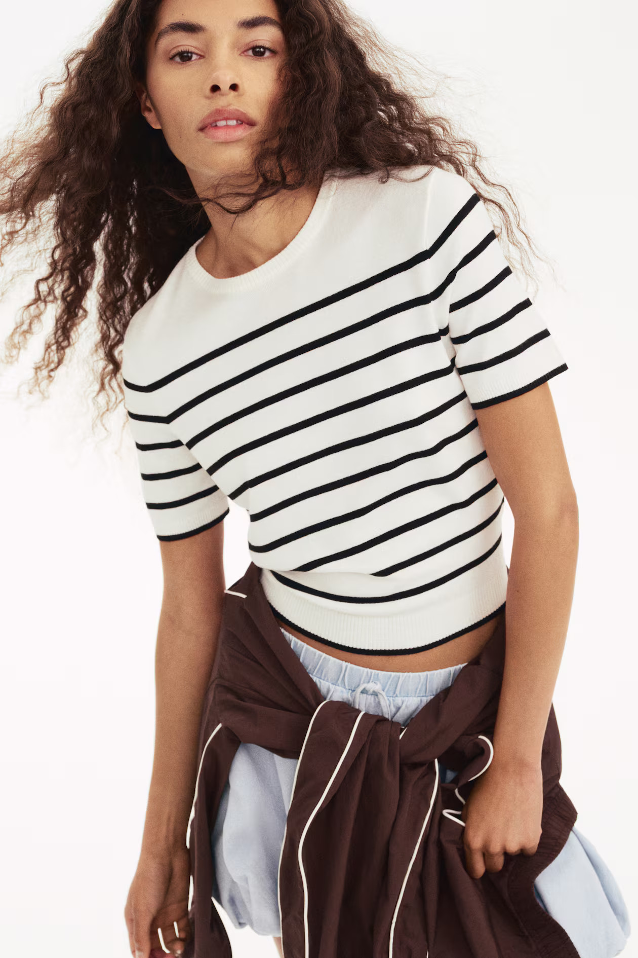 Fine-Knit T-Shirt | H&M (US + CA)