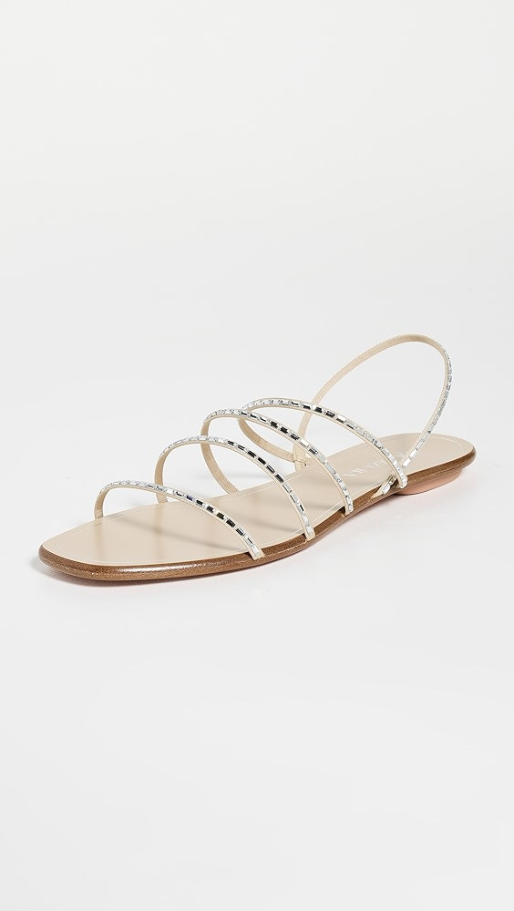 Aquazzura Mistica Sandal Flats | Shopbop | Shopbop