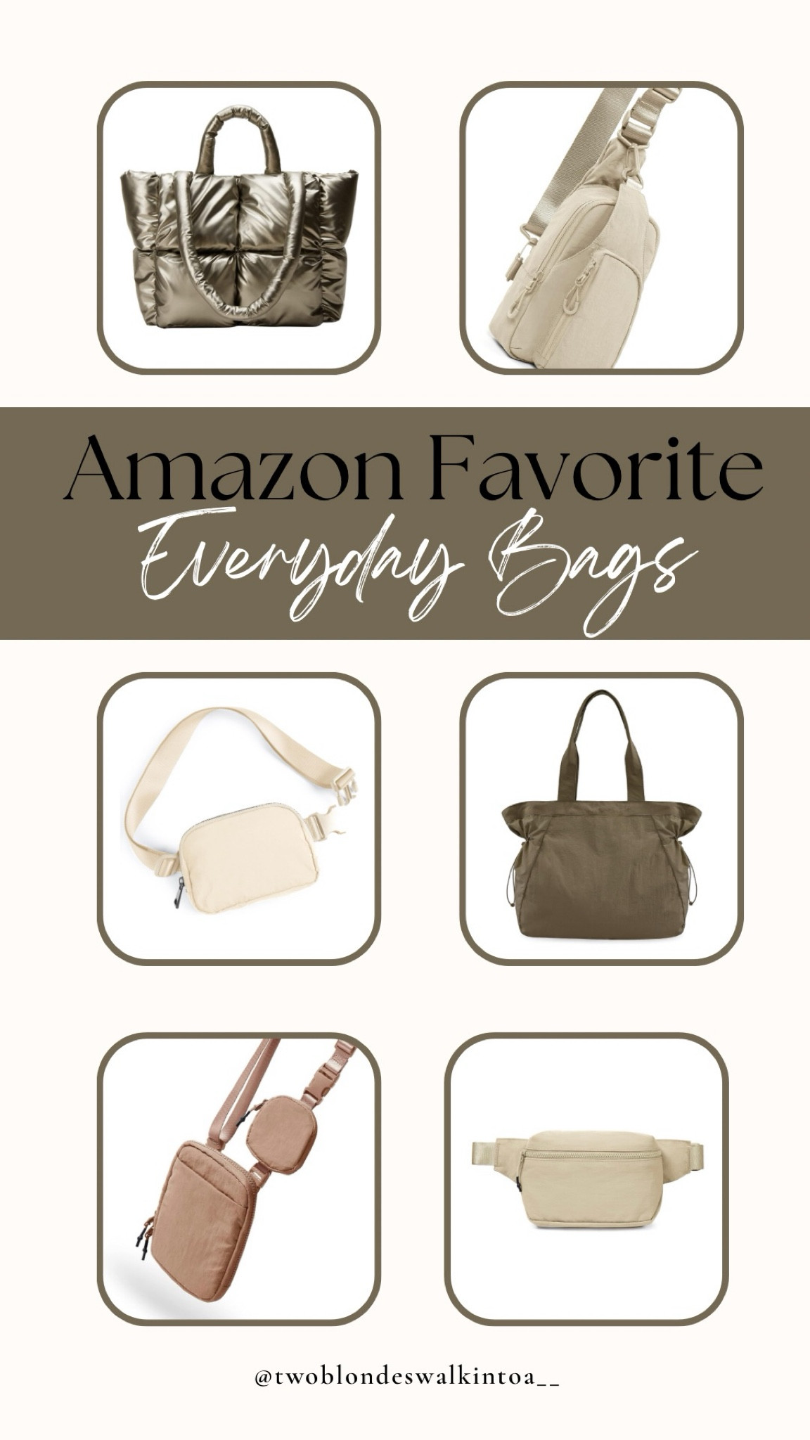 Amazon everyday bags!

#LTKActive #LTKFindsUnder50