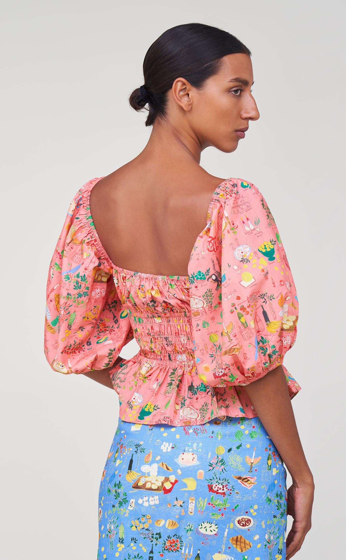 Rhode Jodie Top | Picnic Pink | THE YES | THE YES