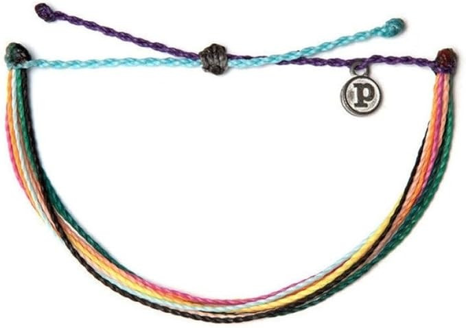 Pura Vida Jewelry Bracelets - 100% Waterproof and Handmade w/Coated Charm, Adjustable Band | Amazon (US)