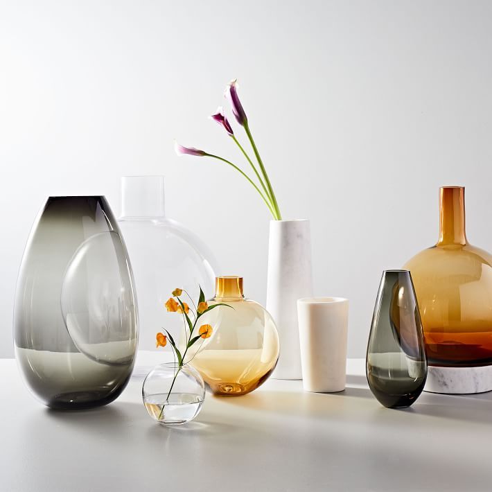 Foundations Glass Vases | West Elm (US)