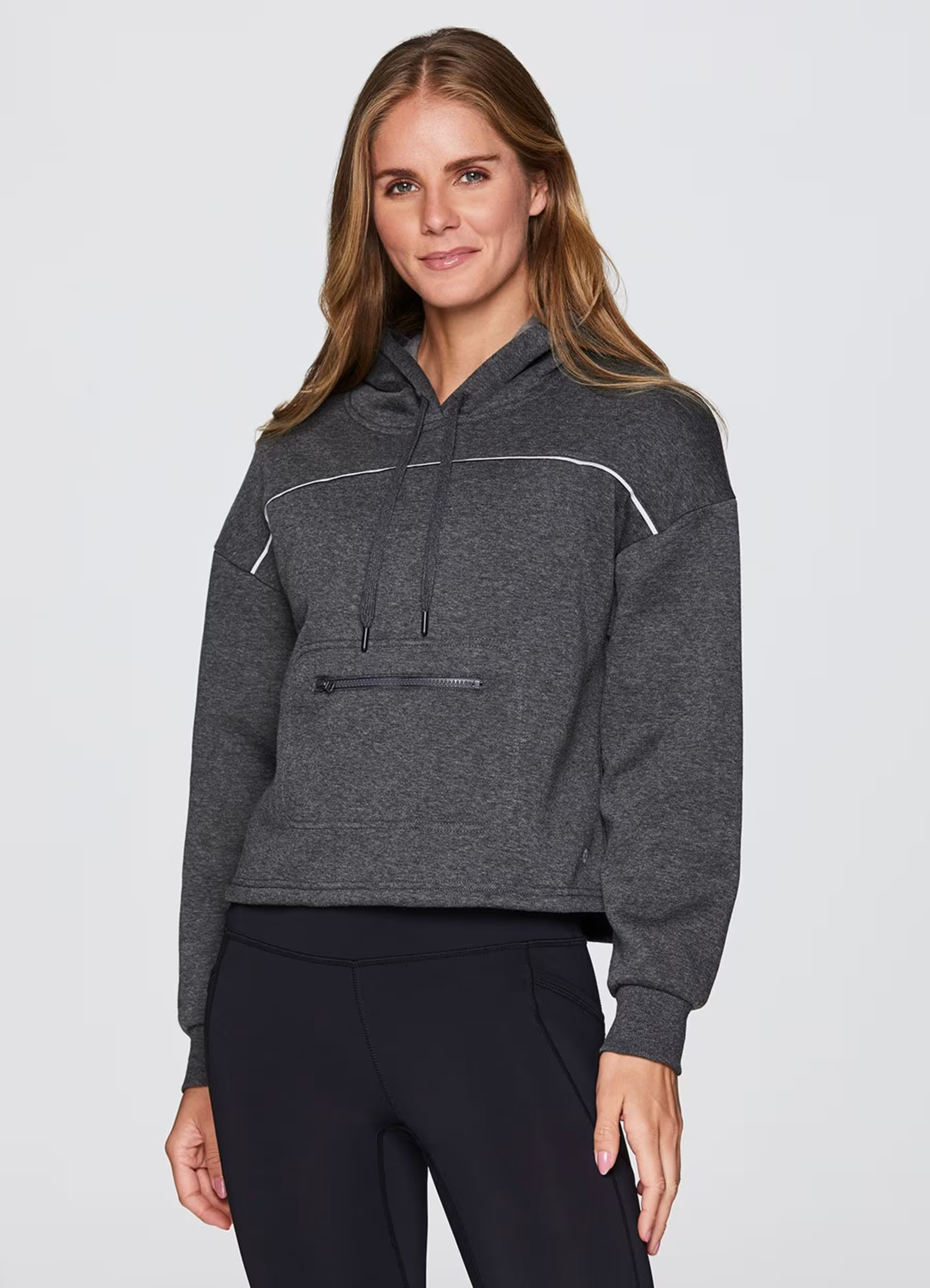 Prime Cropped Fleece Hoodie - RBX Active | RBX Active
