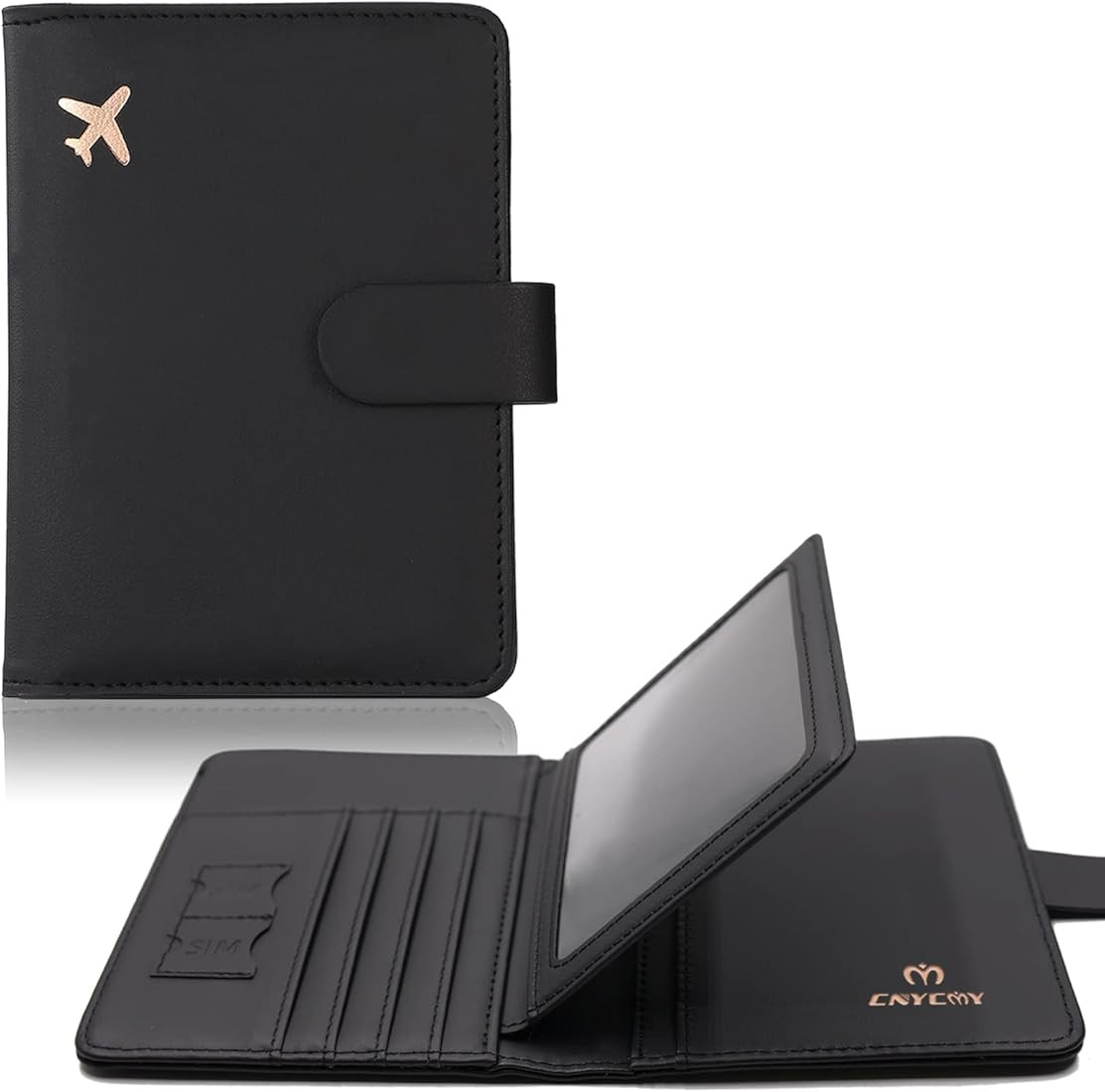 Cnycmy Passport Holder and Vaccine Card Holder,Passport-Wallet-Holder for Women, Rfid Passport Ho... | Amazon (US)