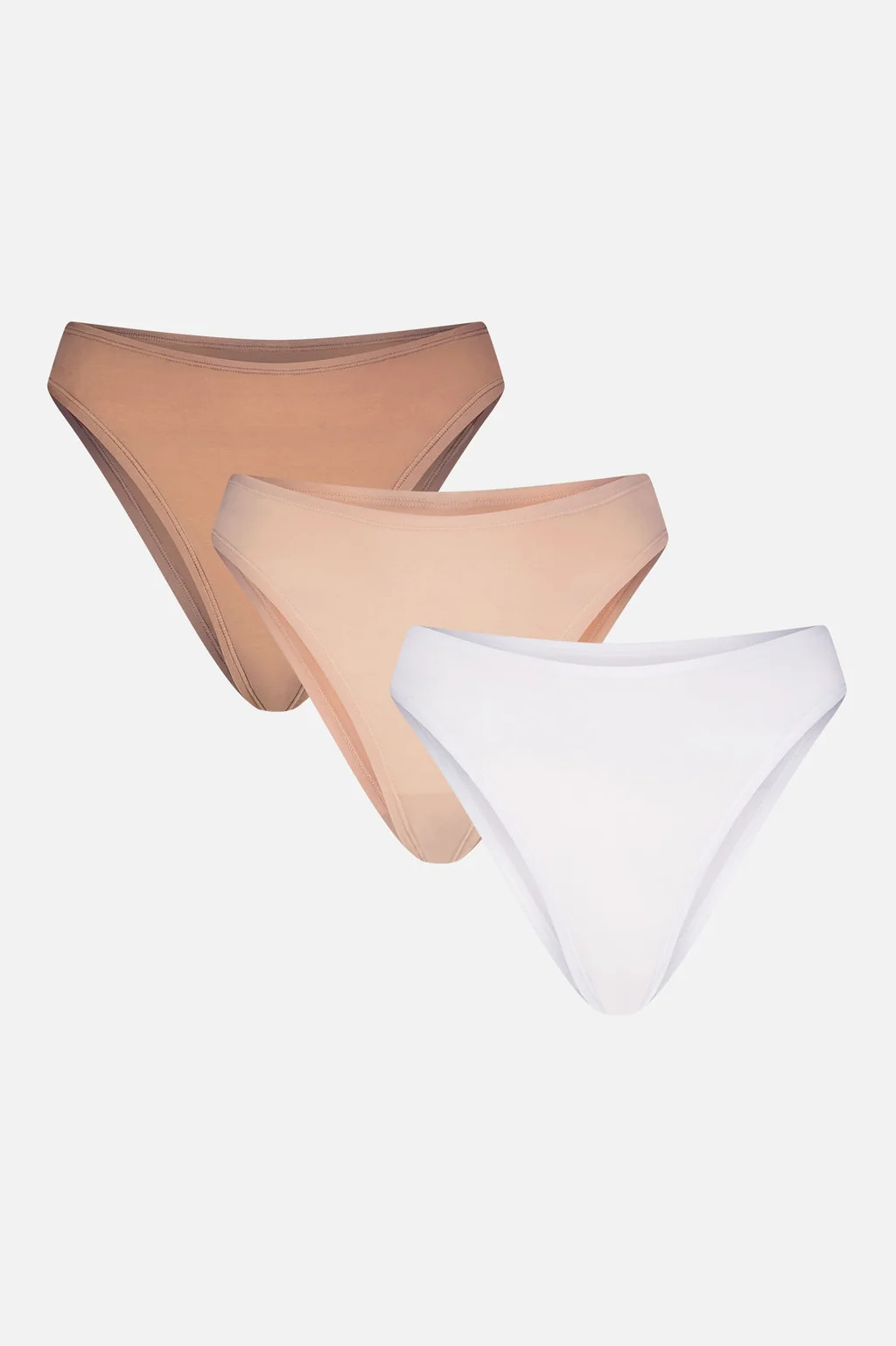 Cloud Cotton French Cut Brief in Honey (Pack) | Negative Underwear