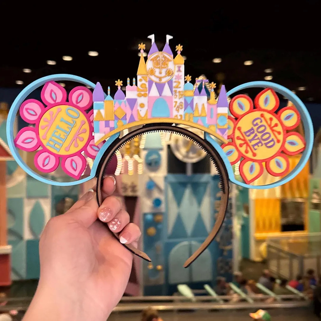 3D Small World Mouse Ears | 3D Printed Ears | Interchangeable 3D Mouse Ears | Its A Small World E... | Etsy (US)