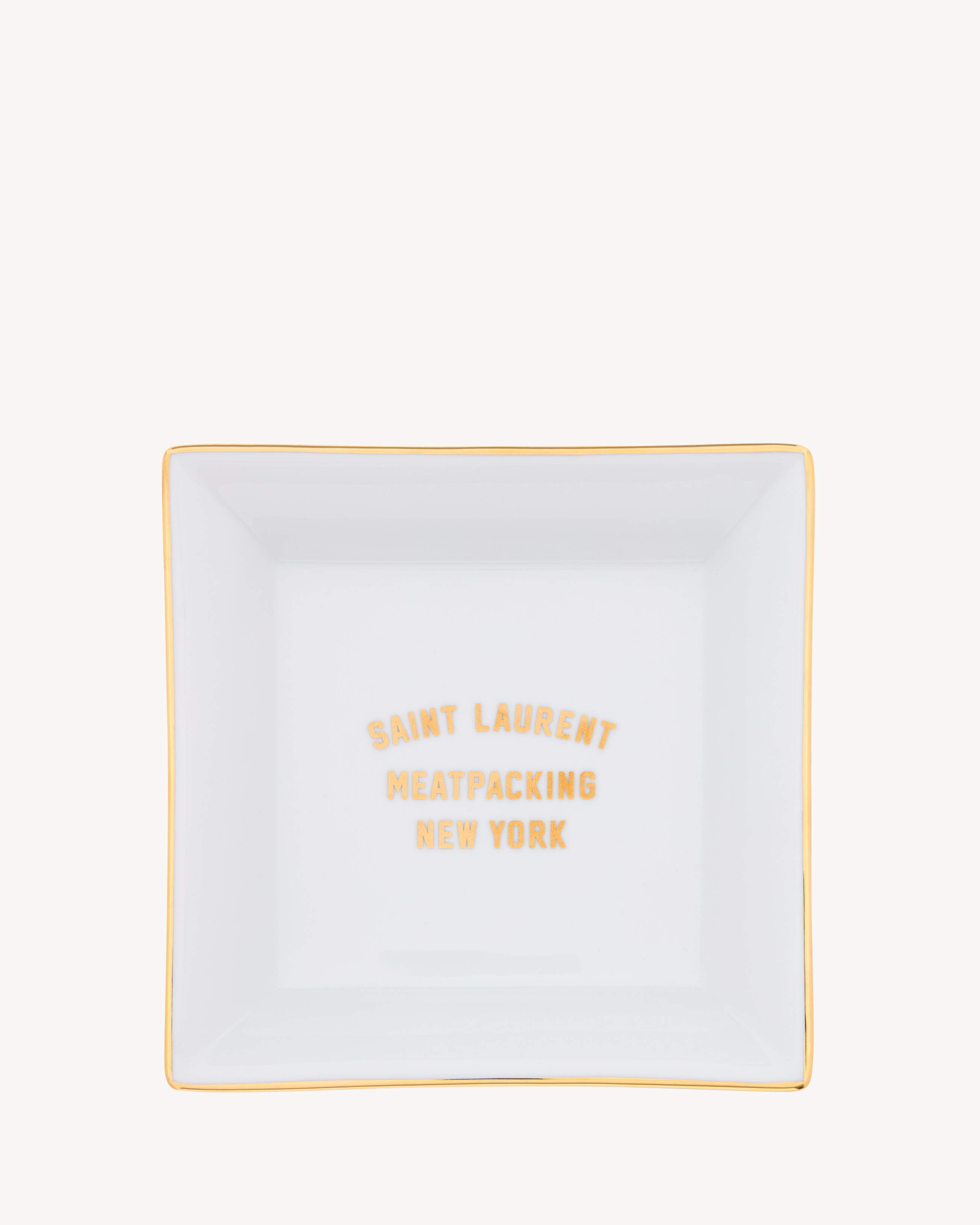 SAINT LAURENT NEW YORK PIN TRAY in White | Saint Laurent | YSL EN-US | Saint Laurent Inc. (Global)