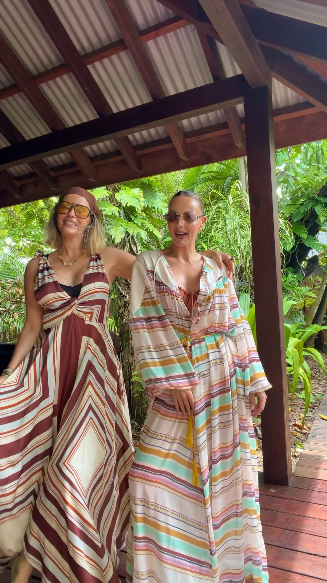 Bohemian traders sheer striped maxi dress. I’m in the size 8. 

#LTKdresses #LTKaustralia #LTKover50style