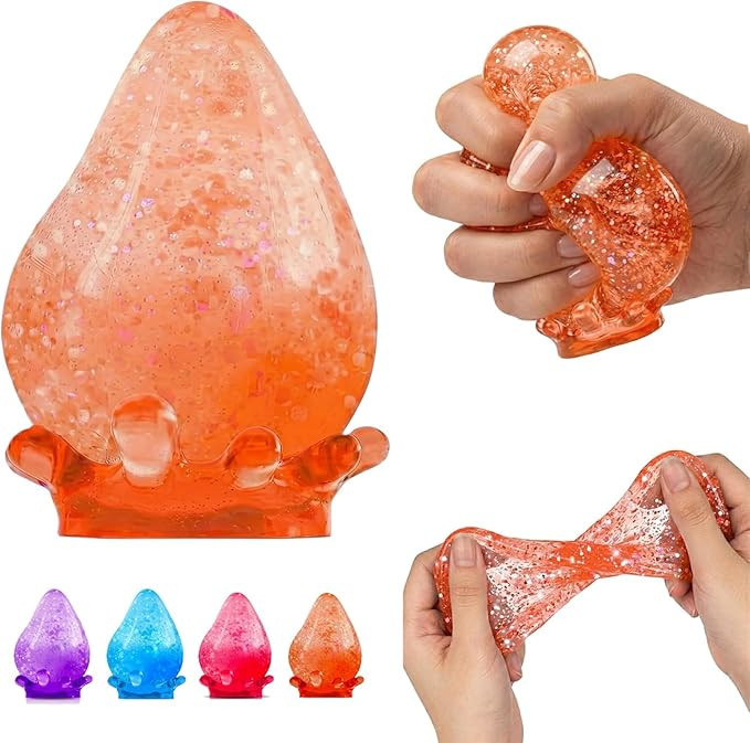 Nee doh Fidget Toys Stress Cube, Cube Squishies Anxiety Stress Relief, Ice Squishy Stress Cube-Dr... | Amazon (US)