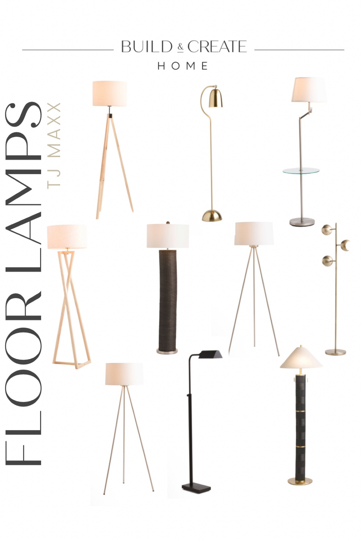 Affordable floor lamps from TJ Maxx!

#LTKfindsunder100 #LTKstyletip #LTKhome
