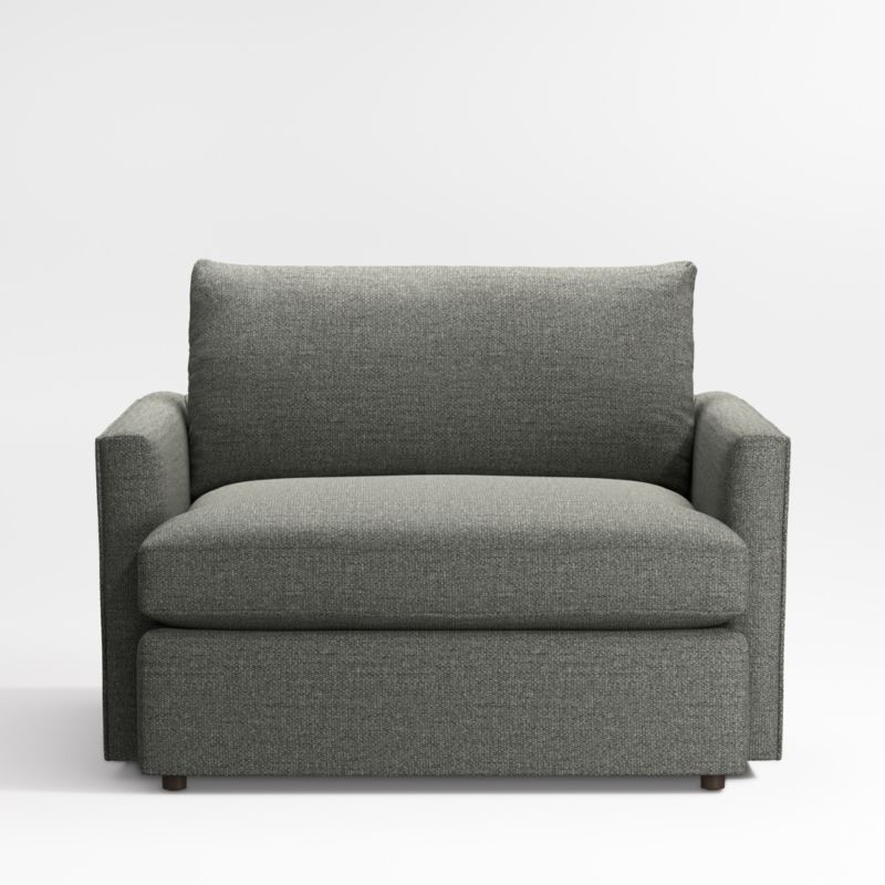 Lounge Deep Grey Chair and a Half + Reviews | Crate & Barrel | Crate & Barrel