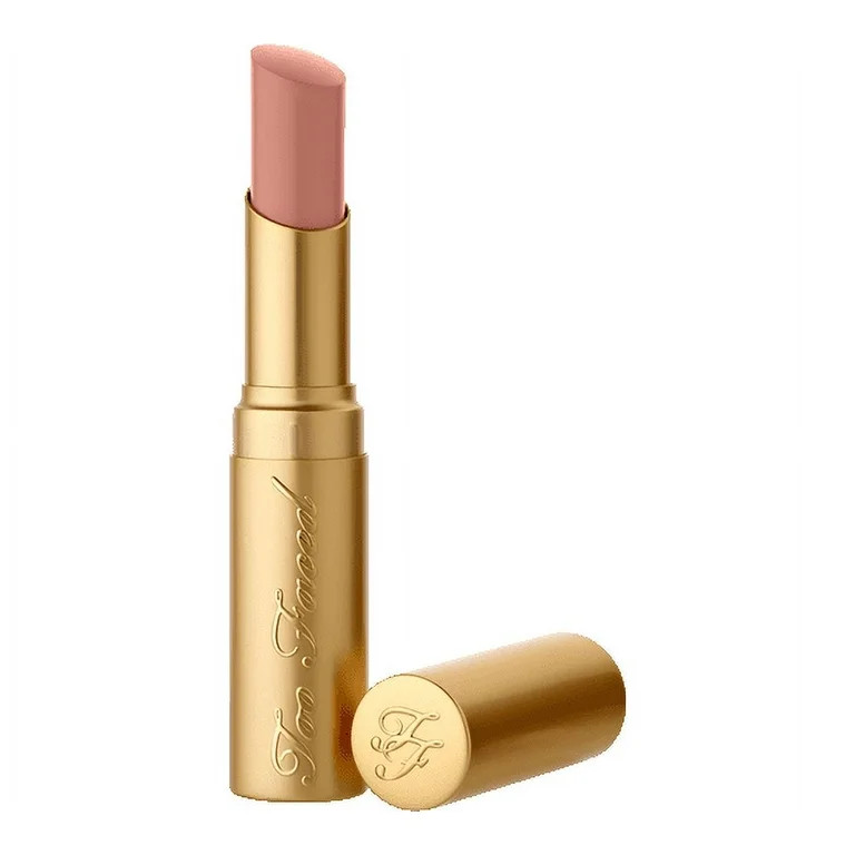 Too Faced La Creme Lipstick Color Drenched Lip Cream in Naked Dolly- Mini Size | Walmart (US)