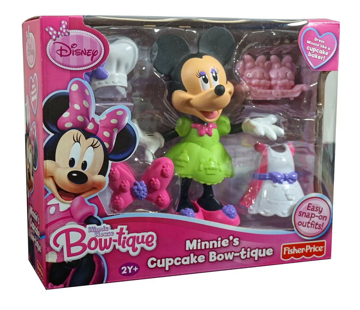 Fisher-Price Disney's Minnie's Cupcake Bowtique - Dress Minnie like a Cupcake Baker with Easy Sna... | Walmart (US)