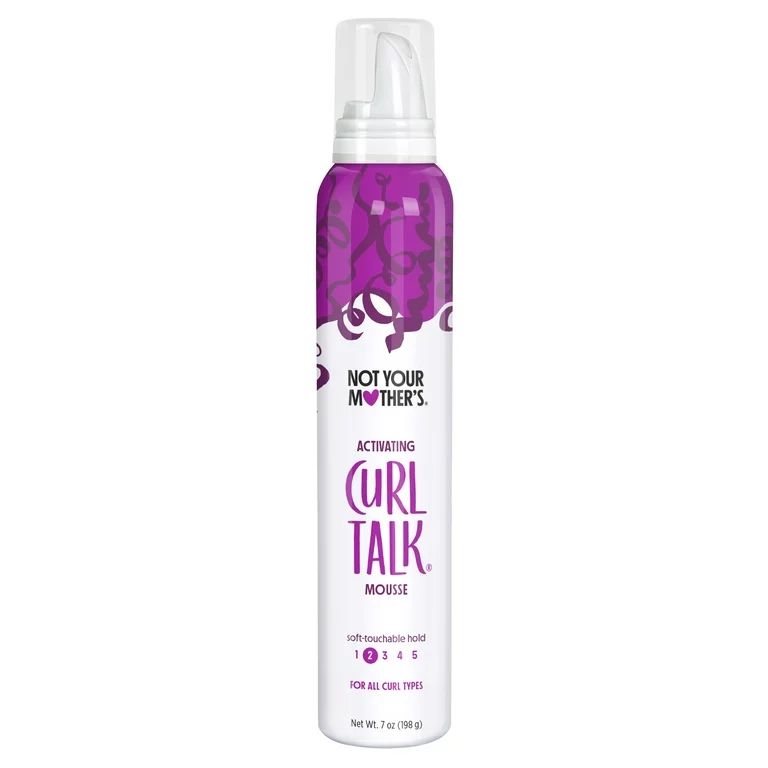 Not Your Mother's Curl Talk Curl Activating Hair Mousse for Lightweight Hold, 7 oz | Walmart (US)