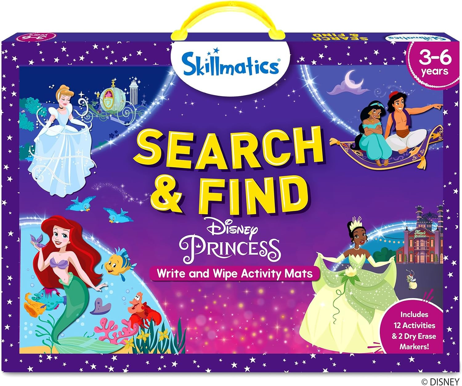 Skillmatics Search and Find Disney Princess Educational Game - Reusable Preschool Learning Activi... | Amazon (US)