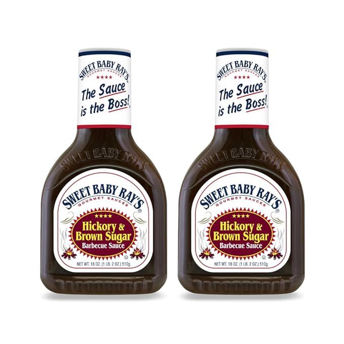 Sweet Baby Ray's Barbecue Sauce - Hickory & Brown Sugar - Net Wt. 18 OZ (510 g) Each - Pack of 2 ... | Amazon (US)