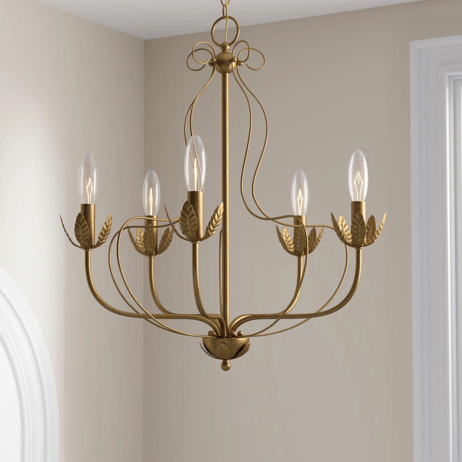 Kelly Clarkson Home Mallory 5 - Light Dimmable Chandelier & Reviews | Wayfair | Wayfair North America