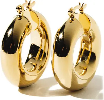 Aubree Small Hoop Earrings | Nordstrom