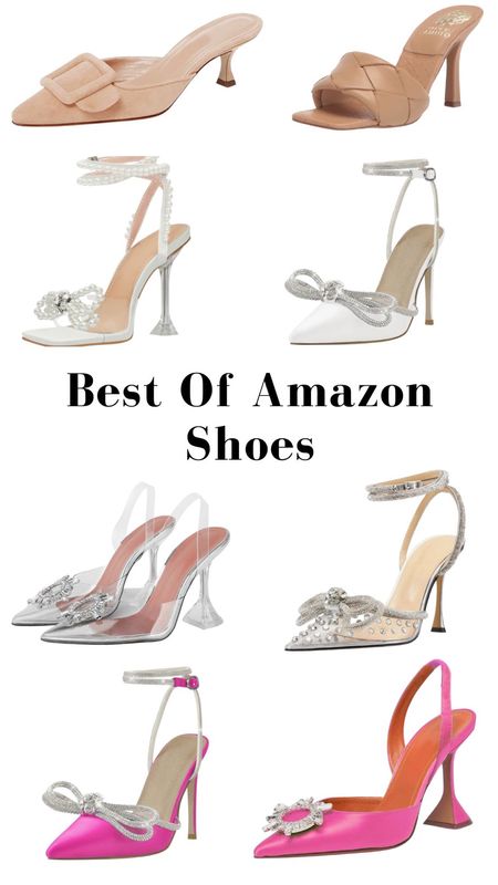How stunning are all of these heels from Amazon! I’ve been making most of Amazon Prime day sales. These clear sparkly heels, suede mules, pink and crystal high heels are the prettiest high heels and sandals for the holiday season. #amazon #amazonfinds #amazonprime #amazonprimeday

#LTKshoecrush #LTKsalealert #LTKHoliday