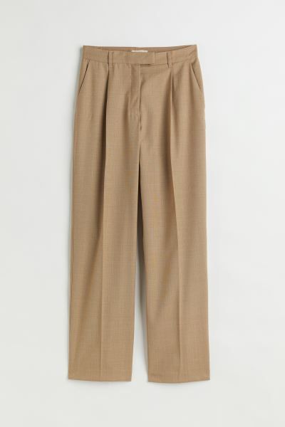 Tailored wool-blend trousers | H&M (UK, MY, IN, SG, PH, TW, HK)