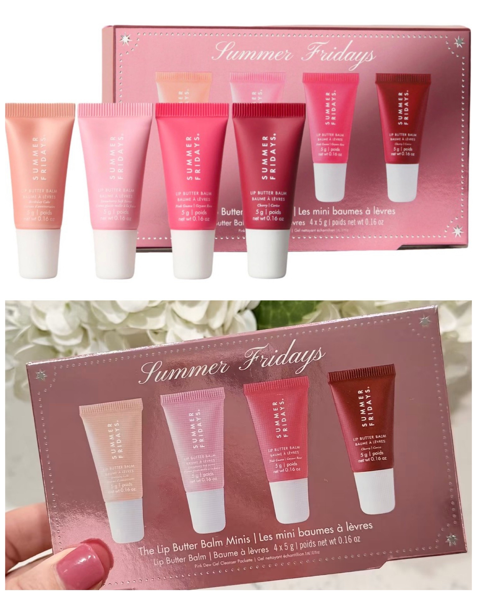 The brand new Summer Friday’s Holiday Lip Set JUST launched at Sephora - and it’s only $25! Fantastic deal for this clean beauty brand. Can’t say enough about these lip balms - they’re my personal favorite since they’re ultra moisturizing, have the most beautiful shine, and are made with only clean ingredients. Free Shipping as well if you log into your Sephora account or create a free account!

#LTKSeasonal #LTKselfcare #LTKBeauty