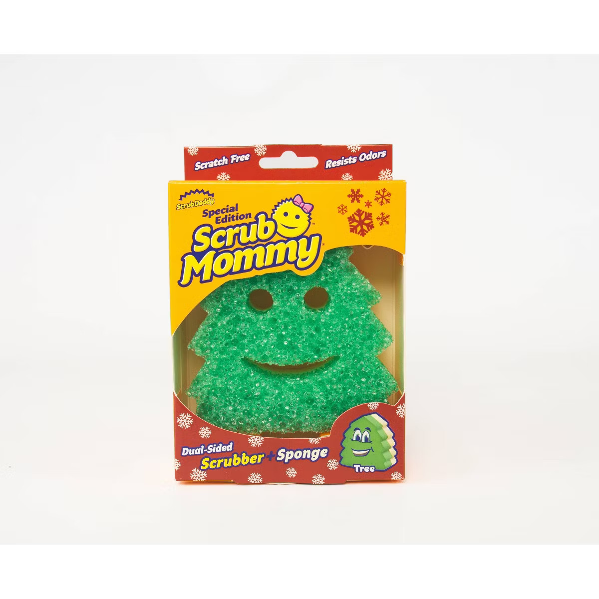 Scrub Daddy Special Edition Scrub Mommy Dual-Sided Scrubber + Sponge - Tree | Target