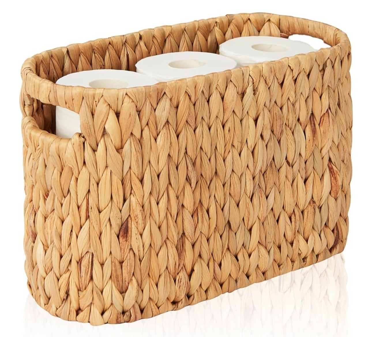 Wicker toilet paper holder.
My bathroom looks more put together.

#LTKFindsUnder50 #LTKHome #LTKKids
