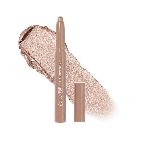 ColourPop Shadow Stix - Cream Eyeshadow Stick with Long-Lasting Color - Multi-Use Cream Makeup with a Built-In Sharpener & Precise Tip for Easy Application - Socialite (0.05 oz) | Amazon (US)