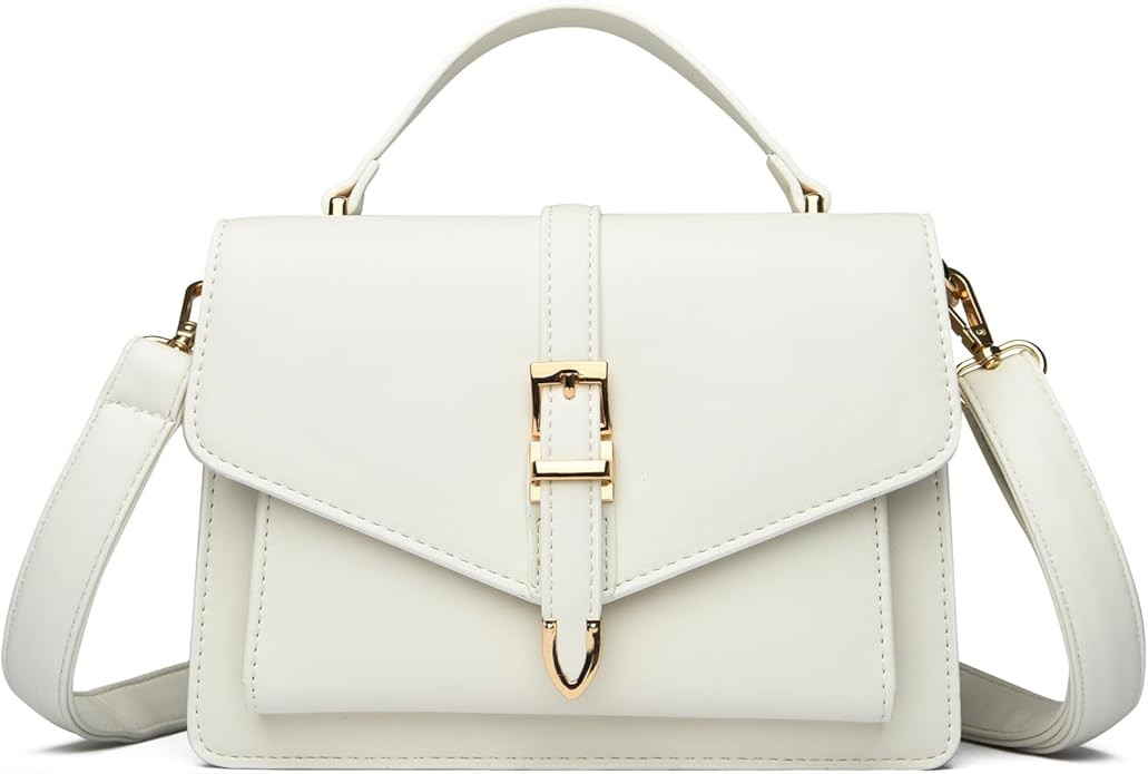 Travistar Crossbody Bags for Women - Small Cross Body Purse Leather Top-handle Handbags Trendy Sh... | Amazon (US)