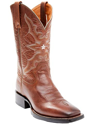 Idyllwind Women's Canyon Cross Western Performance Boot Broad Square Toe - BIWSP21P4 9 1/2 M US Cognac | Amazon (US)