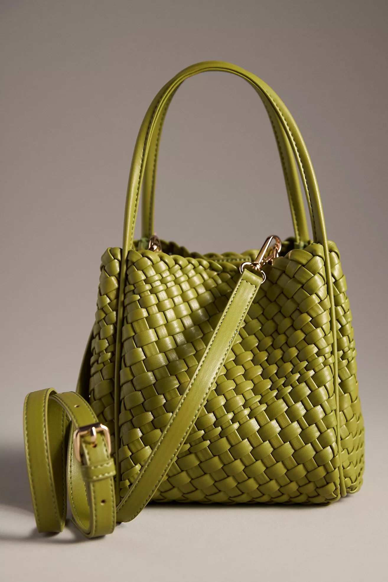 The Woven Mini Hollace Tote | Anthropologie (US)