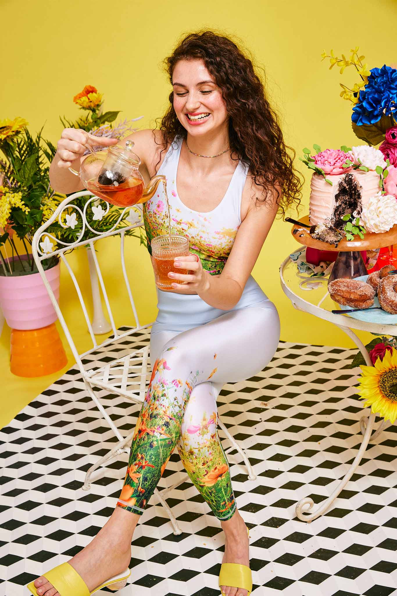 Wildflowers Hi-Shine Leggings | Terez