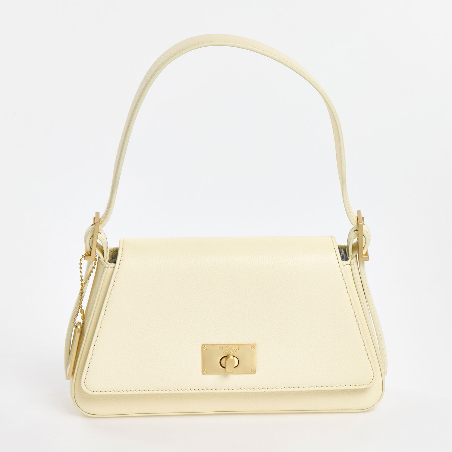 Pastel Yellow Grained Bag | TK Maxx