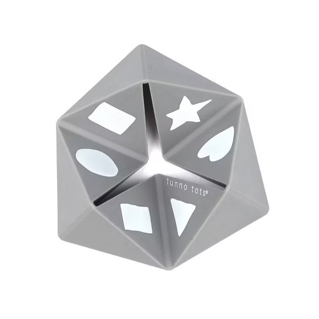 Tunno Tots Origami Silicone Teether - Gray | Target