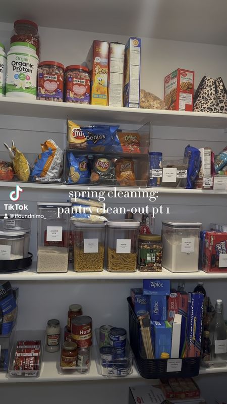 spring cleaning pantry cleanout pt 1 🧹

#LTKVideo #LTKhome #LTKfamily