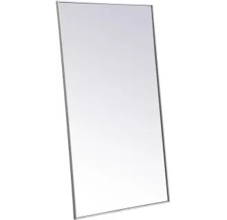 Elegant Lighting MR43660WH White Eternity 60" x 36" Rectangular Beveled Metal Framed Full Length ... | Build.com, Inc.
