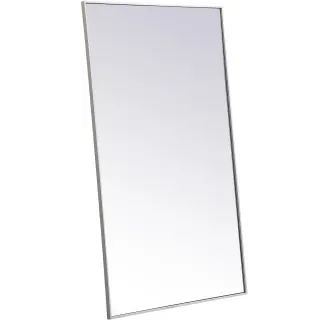 Elegant Lighting MR43660WH White Eternity 60" x 36" Rectangular Beveled Metal Framed Full Length ... | Build.com, Inc.