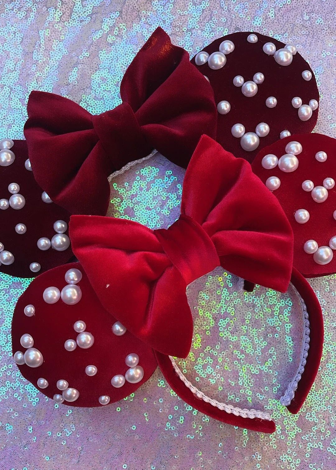 Velvet Minnie Ears - Etsy | Etsy (US)